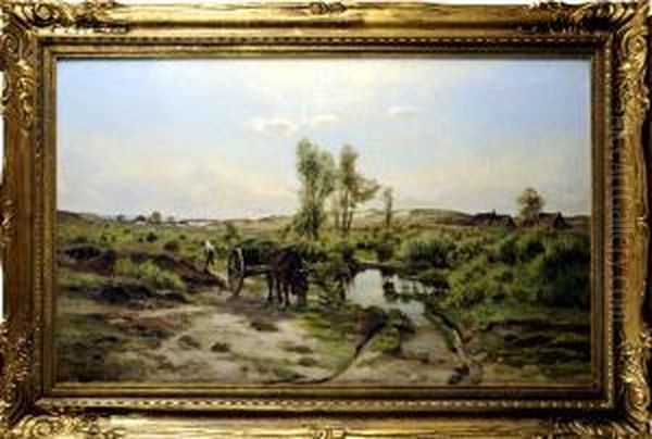 Campine Oil Painting by Theodore Baron