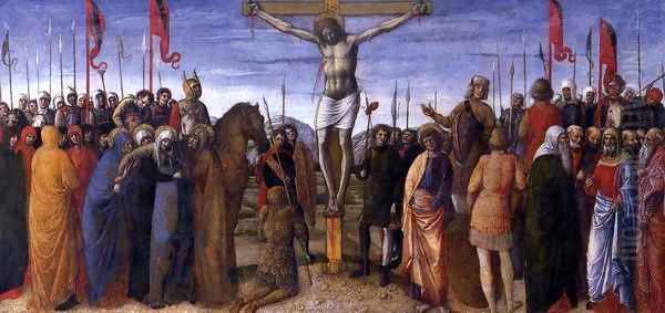 Crucifixion Oil Painting by Jacopo Bellini