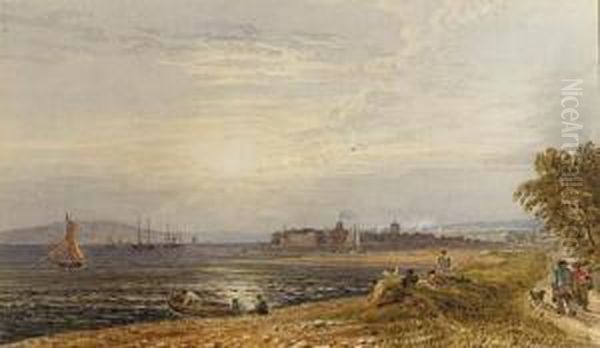 Isle Of Wight From Plymouth by George Jnr Barrett