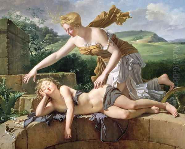 The Child of Fortune, 1801 Oil Painting by Pierre Bouillon