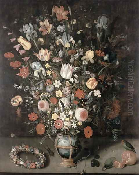 Bouquet of Flowers Oil Painting by Peter Paul Binoit