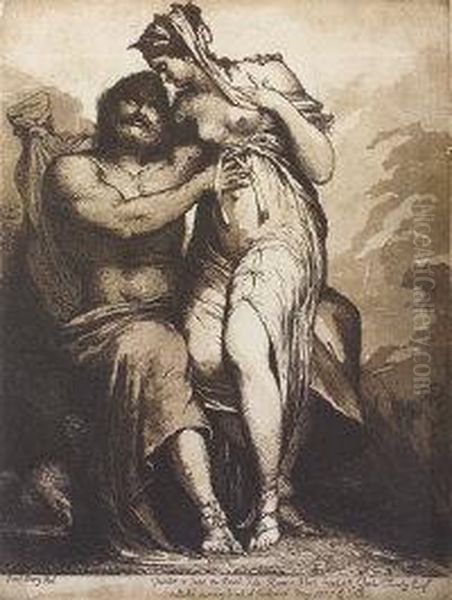 Jupiter And Juno On Mount Ida Oil Painting by James Barry