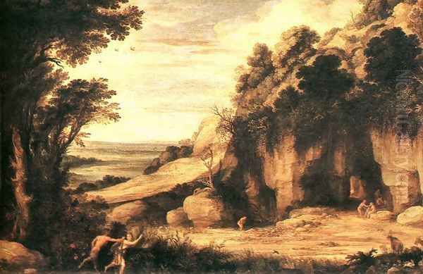 Pan and Syrinx 1620-24 by Paul Bril