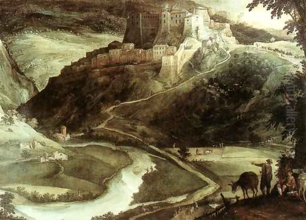 Feudo di Rocca Sinibalda Oil Painting by Paul Bril