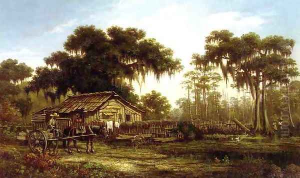 View of Louisiana Oil Painting by William Henry Buck