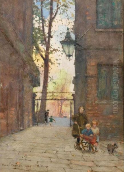 Park Place, St James's Oil Painting by Rose Barton