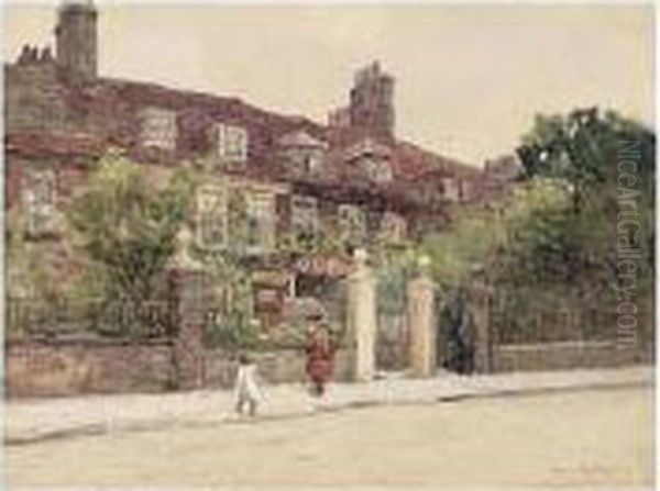 The House Of The Chelsea Pensioners Oil Painting by Rose Barton