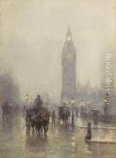 Westminster Oil Painting by Rose Barton