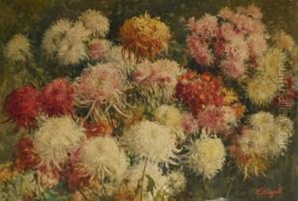 Fiori Oil Painting by Licinio Barzanti