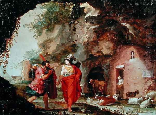 Odysseus and Artemis Oil Painting by Bartholomeus Breenbergh