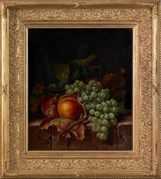 Still Life With Fruit Oil Painting by Frederick Stone Batcheller