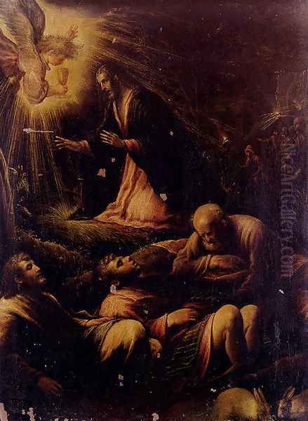 The Agony In The Garden Oil Painting by Francesco, II Bassano