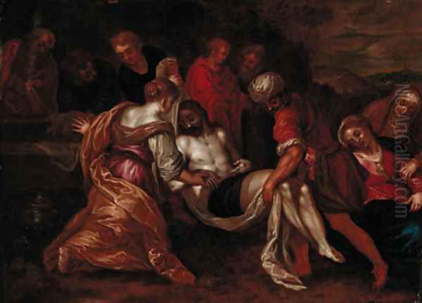 The Entombment Oil Painting by Francesco, II Bassano