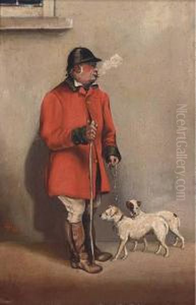 The Kennel Keeper Oil Painting by Arthur Batt