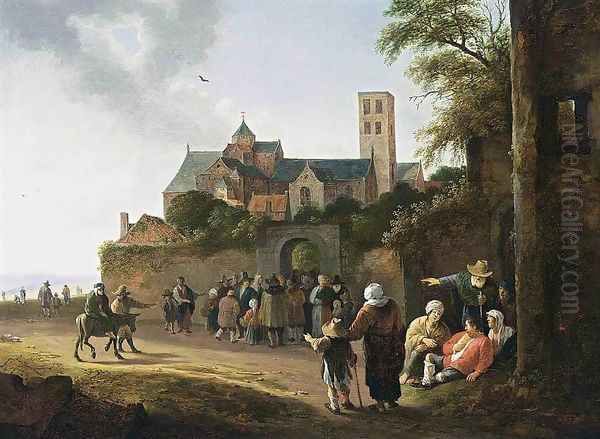 The Mariakerk in Utrecht Oil Painting by Pieter de Bloot