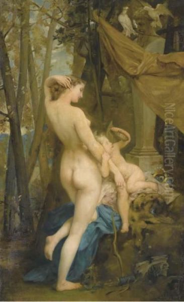 La Toilette De Venus Oil Painting by Baudry Paul