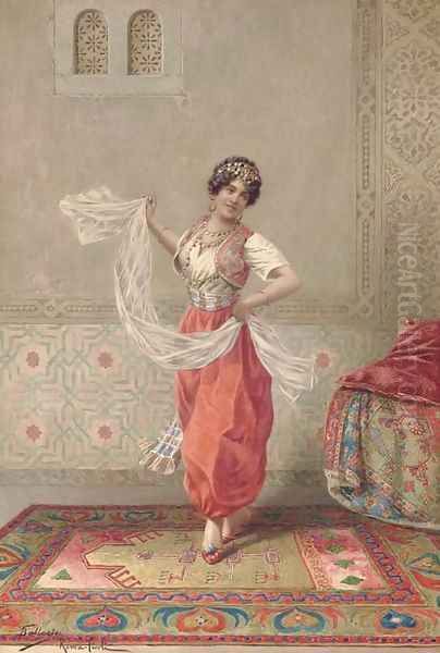 The Oriental Dancer Oil Painting by Francesco Ballesio