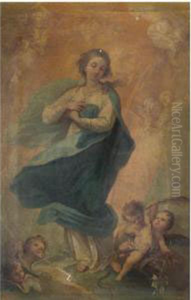 The Immaculate Conception Oil Painting by Francisco Bayeu Y Subias