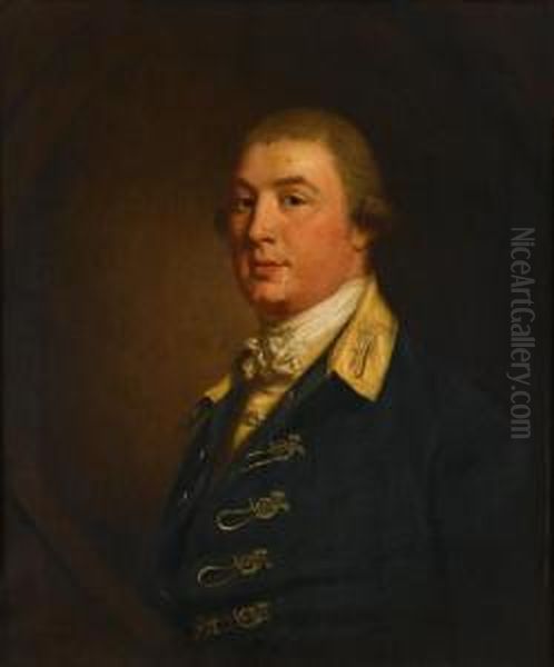 An Officer Of Yeomanry Oil Painting by Thomas Beach