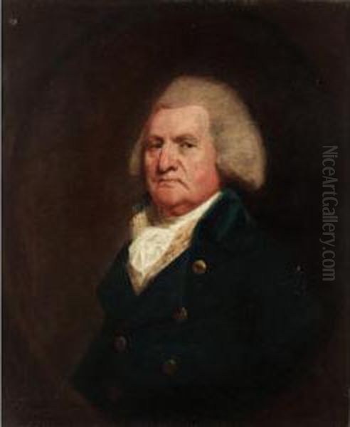 Portrait Of A Gentleman Oil Painting by Thomas Beach