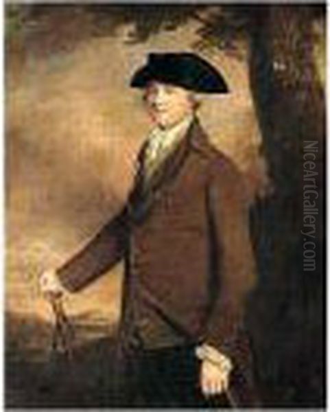 Portrait Of Coplestone Warre Bamfylde (1720-1791) Oil Painting by Thomas Beach