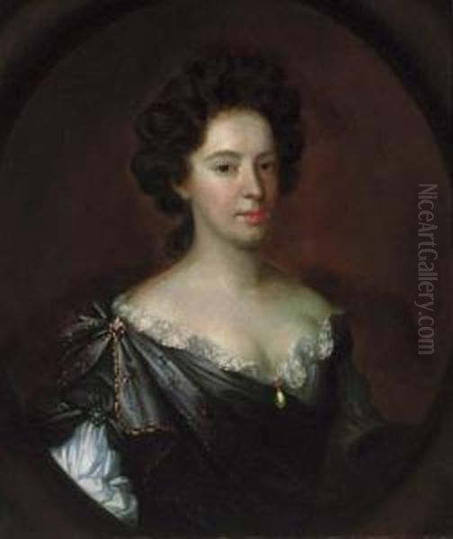 Portrait Of A Lady Oil Painting by Charles Beale