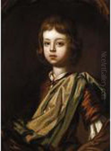 Portrait Of A Young Boy Oil Painting by Mary Beale