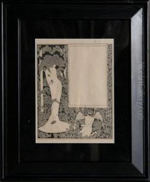 Untitled Oil Painting by Aubrey Vincent Beardsley