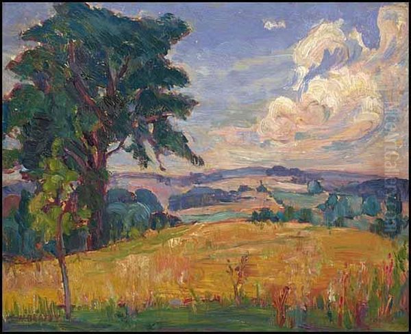 Ontario Landscape Oil Painting by John William Beatty