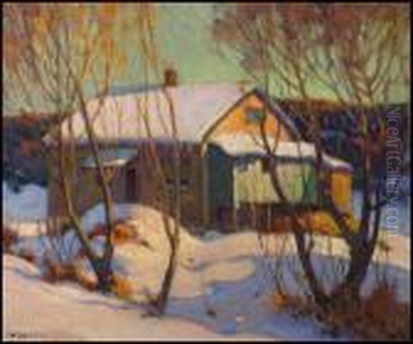 Old House, Humber Valley Oil Painting by John William Beatty