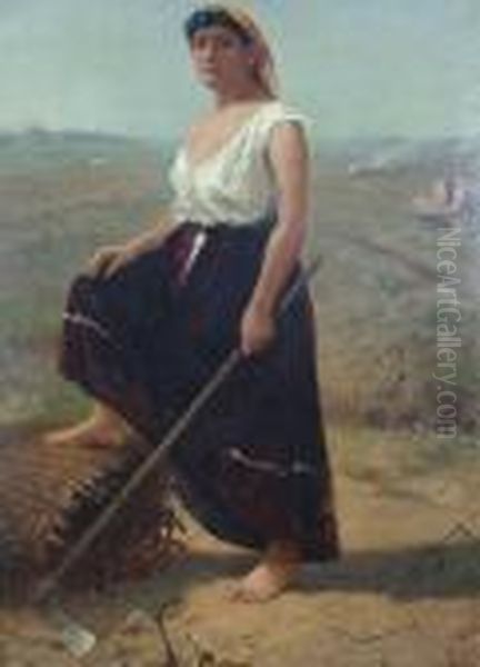 Woman Of Valencia Oil Painting by Richard Beavis