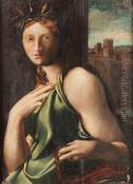 A Personification Of Temperance Oil Painting by Domenico Beccafumi