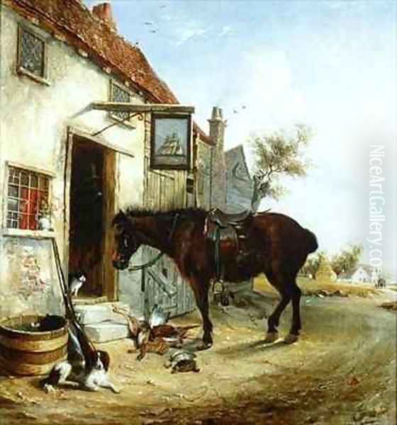 The Sportsman's Return Oil Painting by Edmund Bristow