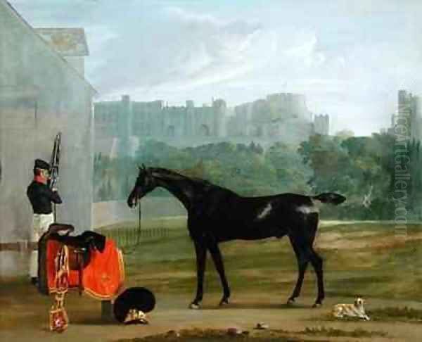 Outside the Guard House at Windsor Oil Painting by Edmund Bristow