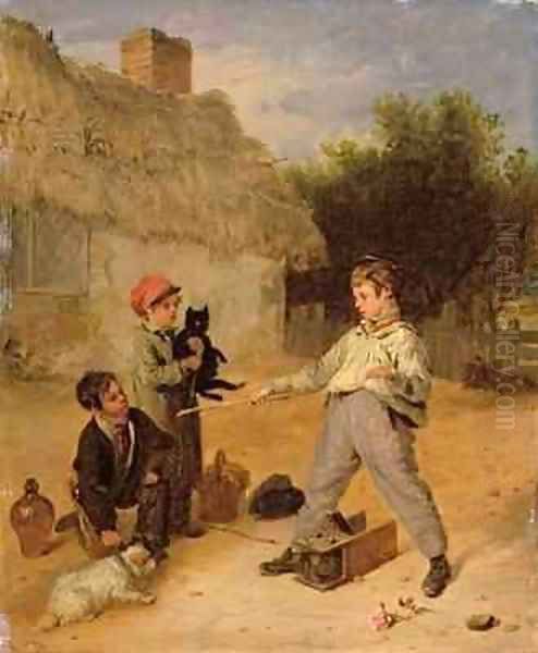 The Rat Trap Oil Painting by Edmund Bristow