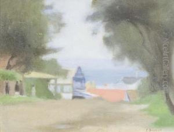 Bay Road, Sandringham Oil Painting by Clarice Marjoribanks Beckett