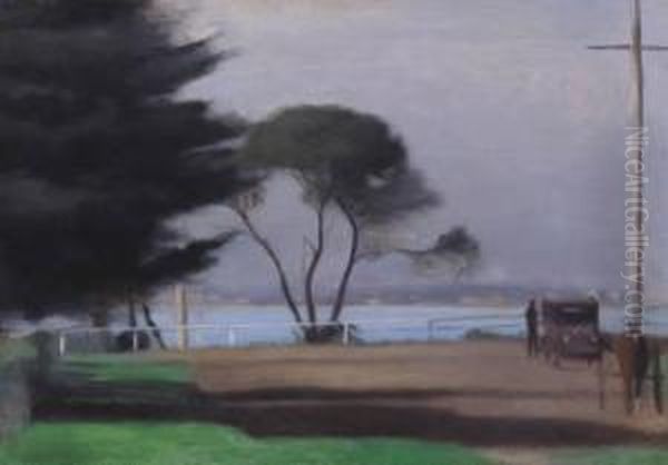 Autumn Morning (early Morning, Beaumaris) Oil Painting by Clarice Marjoribanks Beckett