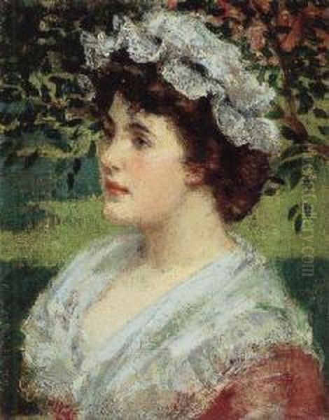 Manon Oil Painting by James Carroll Beckwith