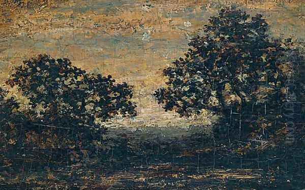 Sunset Landscape Oil Painting by Ralph Albert Blakelock