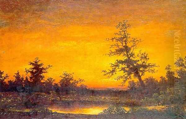 Twilight Oil Painting by Ralph Albert Blakelock