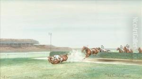 The Derby Oil Painting by John Beer