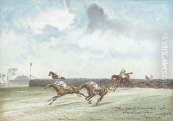 The Grand National Oil Painting by John Beer