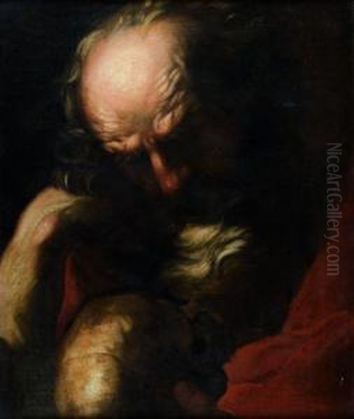 Saint Jerome Oil Painting by Giovan Battista Beinaschi