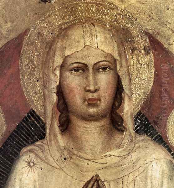 Assumption of the Virgin (detail) c. 1408 Oil Painting by Martino Di Bartolommeo