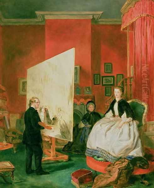 Frith in his Studio Oil Painting by John Ballantyne