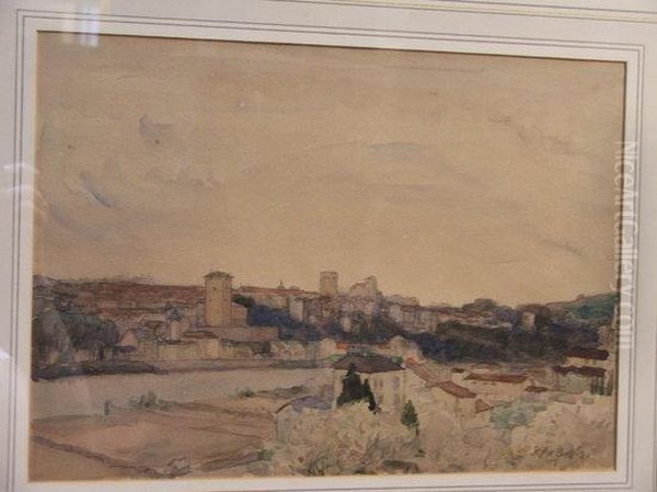 Cahors Oil Painting by Robert Anning Bell