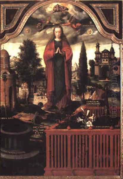 The Immaculate Conception Oil Painting by Ambrosius Benson