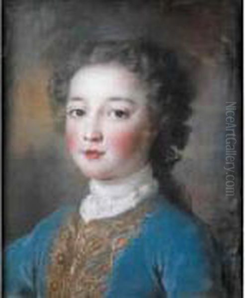 Portrait Presume De 
Louis-philippe D'orleans Duc De Chartres Enfant, Petit Fils Du Regent 
Et Pere De Philippe-egalite Oil Painting by Alexis Simon Belle