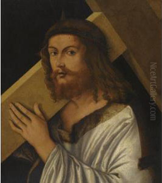 Christ Carrying The Cross Oil Painting by Giovanni Bellini