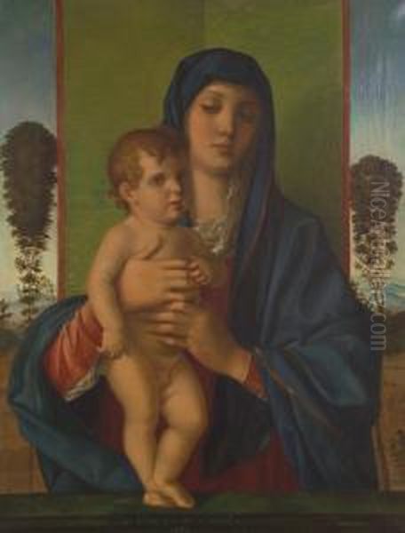 Madonna Col Bambino Oil Painting by Giovanni Bellini